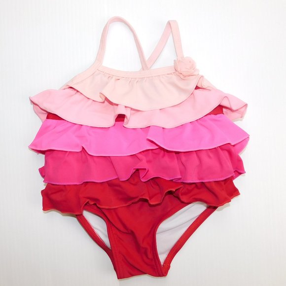 Joe Fresh Baby 6-12 months Ruffle Bathing Suit - Picture 1 of 6